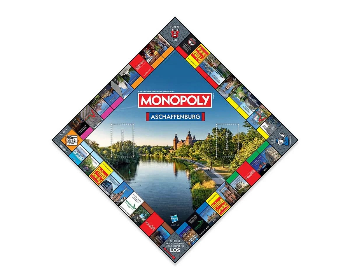 Winning Moves Monopoly Aschaffenburg Brettspiel - Bild 4
