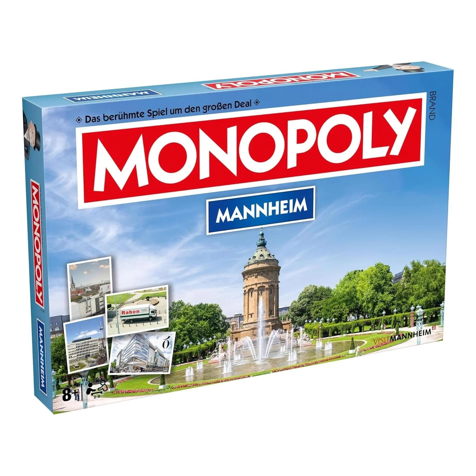 Monopoly Mannheim Brettspiel - Winning Moves City Edition