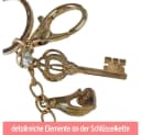 Plüschanhänger Schlüsselanhänger Bommel aus Plüsch ca. 8 cm Bild 1