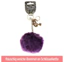 Plüschanhänger Schlüsselanhänger Bommel aus Plüsch ca. 8 cm Bild 3