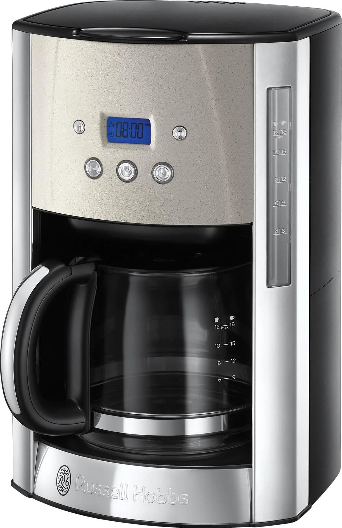 Russell Hobbs Filterkaffeemaschine Luna Moonlight Grey Beige 1,5 l