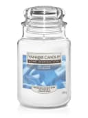 Yankee Candle Duftkerze Großes Glas Soft Cotton Weiß Bild 2