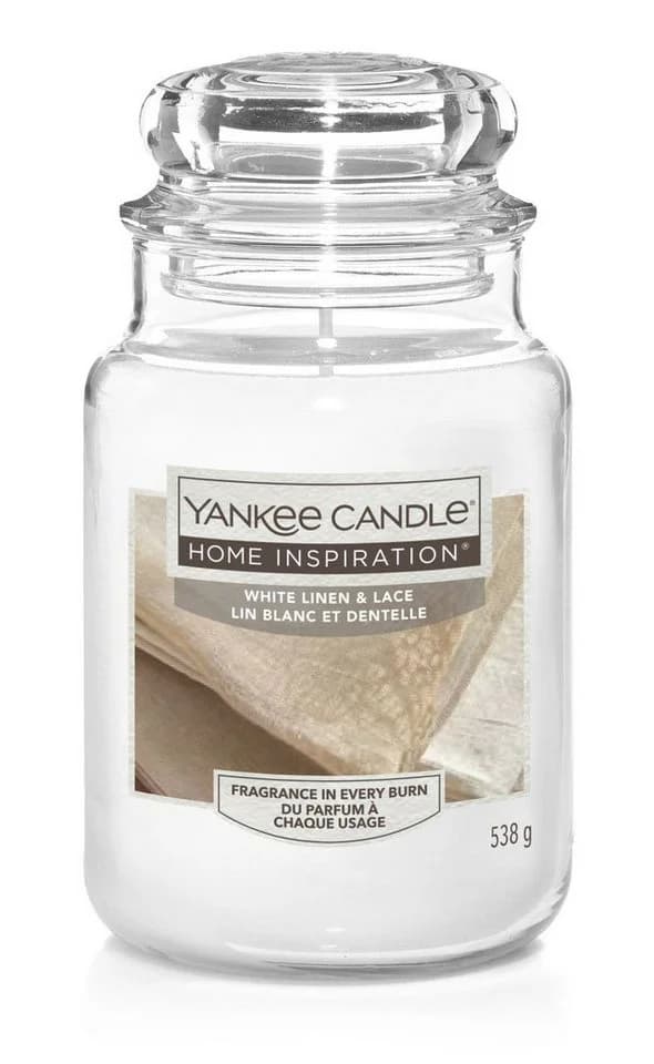 Yankee Candle Duftkerze White Linen & Lace 538 g