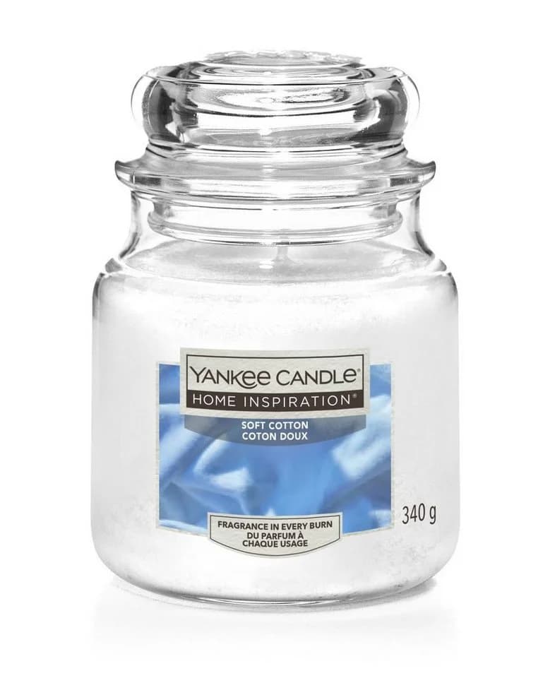 Yankee Candle Duftkerze Soft Cotton 340g - Bild 2
