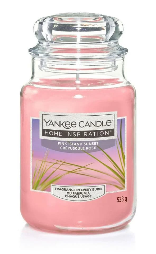 Yankee Candle Duftkerze Großes Glas Pink Island Rosa 538g - Bild 3