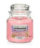 Yankee Candle Duftkerze Mittleres Glas Pink Island Sunset 340 g Rosa Bild 3