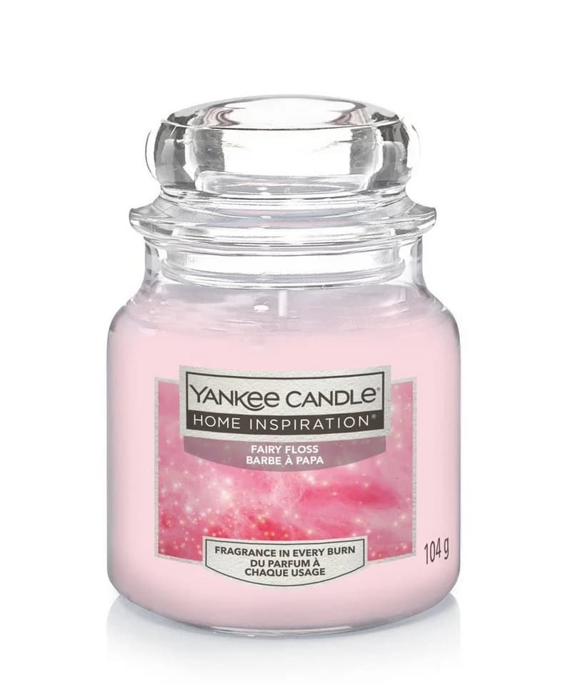 Yankee Candle Duftkerze Kleines Glas Fairy Floss 104 g Rosa - Bild 2