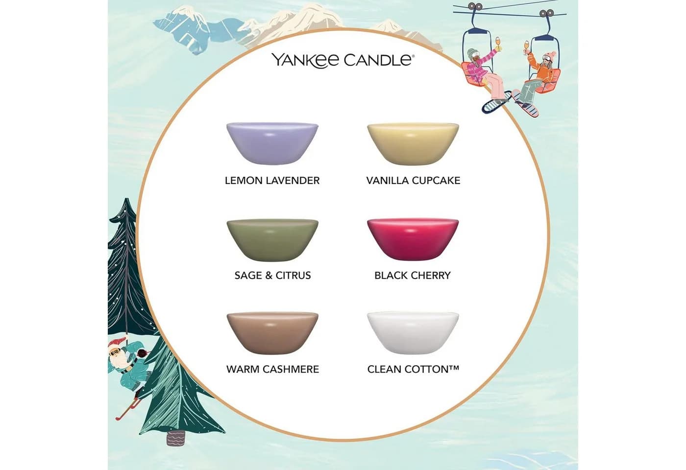 Yankee Candle Duftwachs-Geschenkset 12 Duftwachse, 1 Warmer und 1 Teelicht - Bild 3