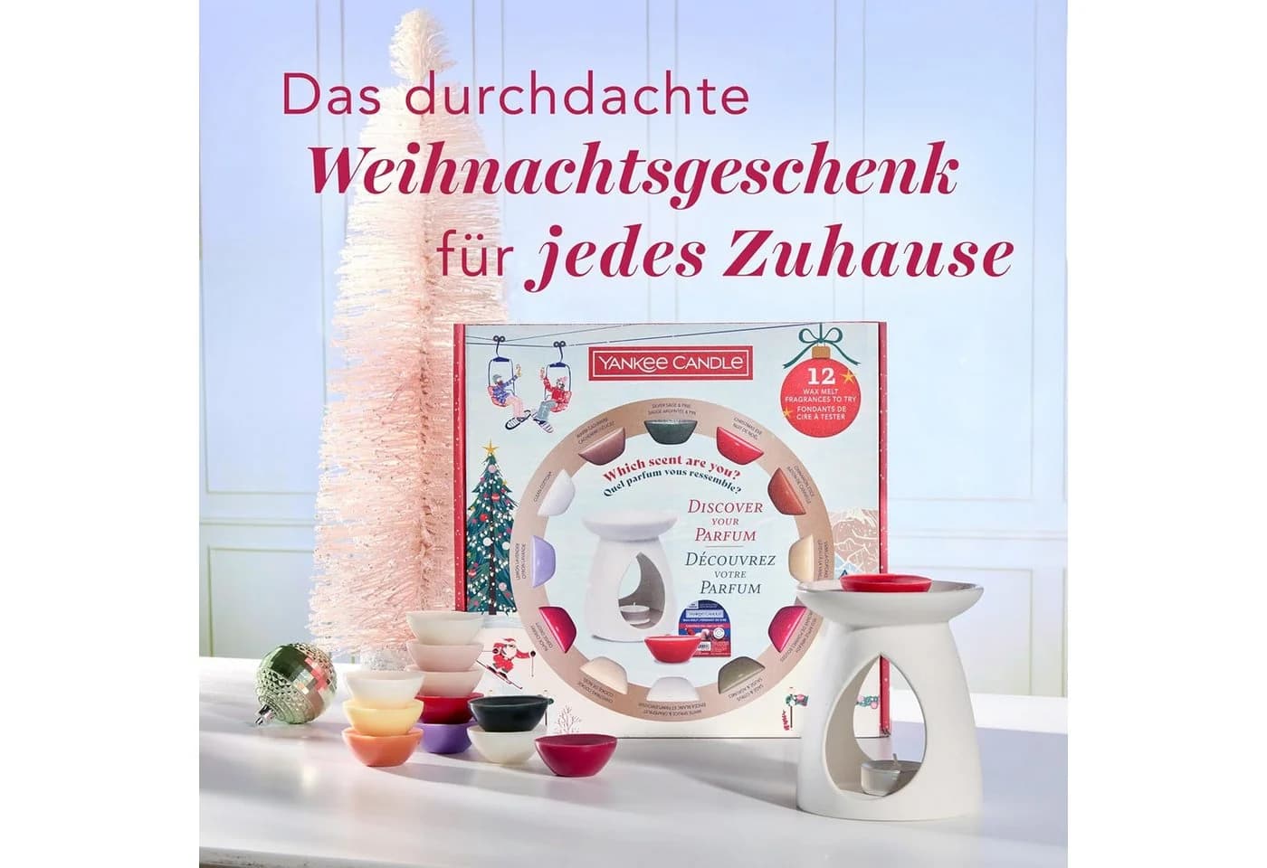 Yankee Candle Duftwachs-Geschenkset 12 Duftwachse, 1 Warmer und 1 Teelicht - Bild 4