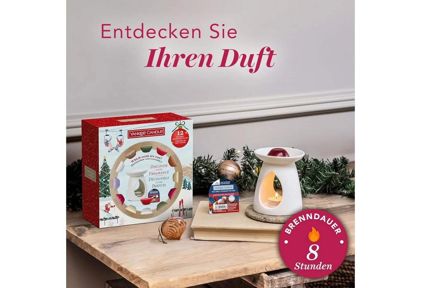 Yankee Candle Duftwachs-Geschenkset 12 Duftwachse, 1 Warmer und 1 Teelicht - Bild 5