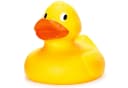 TOBAR XXL Badeente 30 cm Gelb mit Orangen Schnabel Bild 2