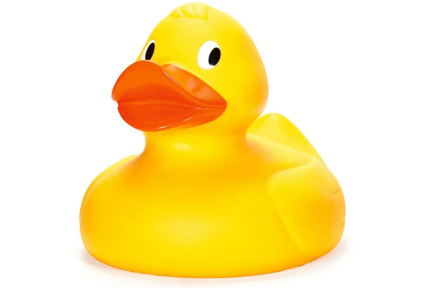 TOBAR XXL Badeente 30 cm Gelb mit Orangen Schnabel - Bild 2