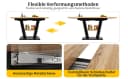 i@home Ausziehbare Esstisch Schwarz Teleskop MDF Bild 4