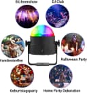 Athlix LED Discokugel 360° Rotation mit Fernbedienung 7 Farbmuster Bild 4