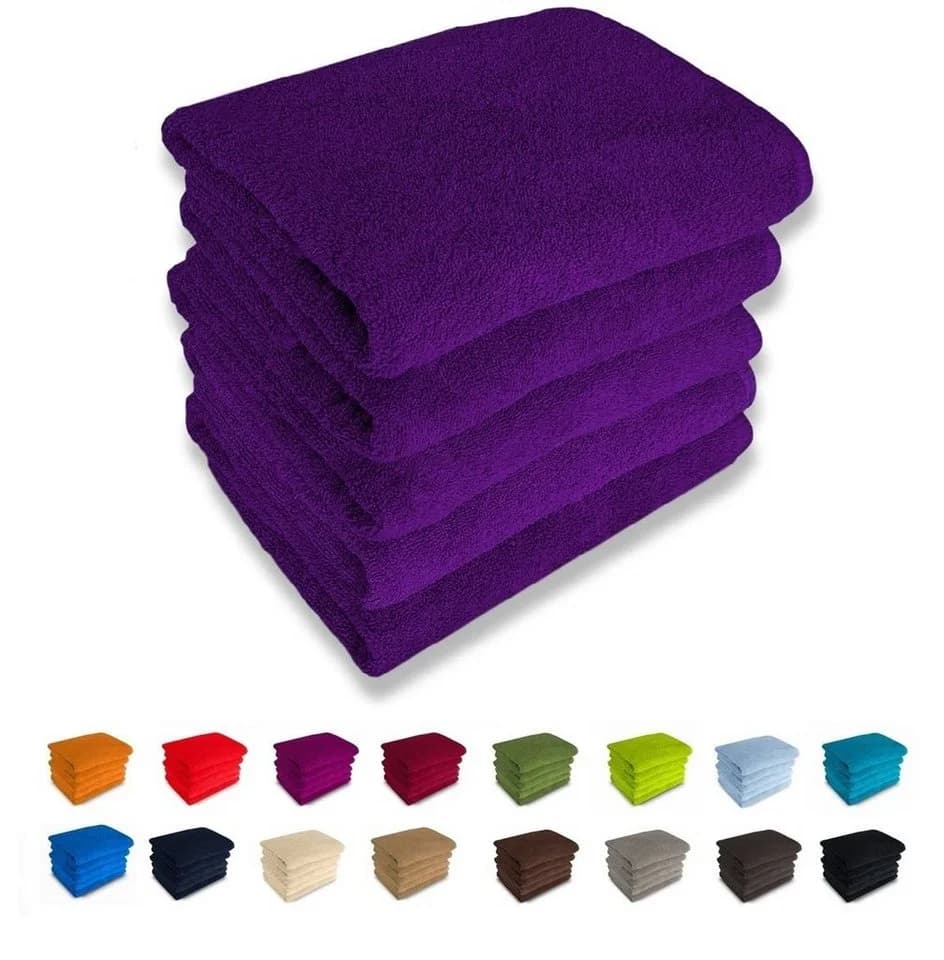MatratzenL.A.B® Duschtuch 70x140 cm Rimini 100% Baumwolle Violett - Bild 2