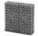 Defactoshop Drahtkorb Gabione Metall Grau Bild 1