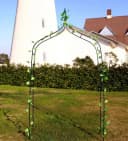 Defactoshop Rosenbogen Gartenbogen Rankhilfe Schwarz Verschiedene Modelle Bild 3