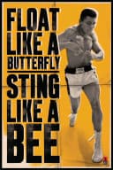 PYRAMID Poster Muhammad Ali Float and Sting 61 x 91,5 cm Bild 2
