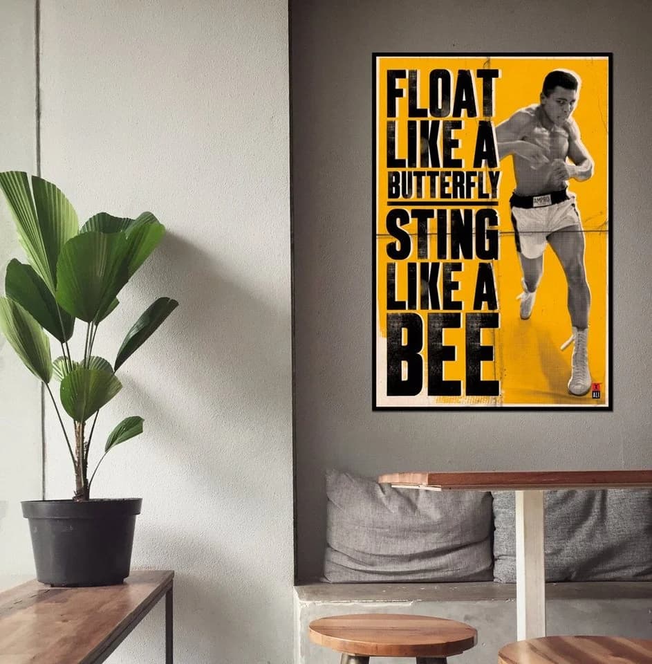PYRAMID Poster Muhammad Ali Float and Sting 61 x 91,5 cm - Bild 3