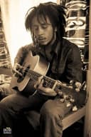 Pyramid Poster Bob Marley Gitarre Sepia 61x91,5 cm Bild 2