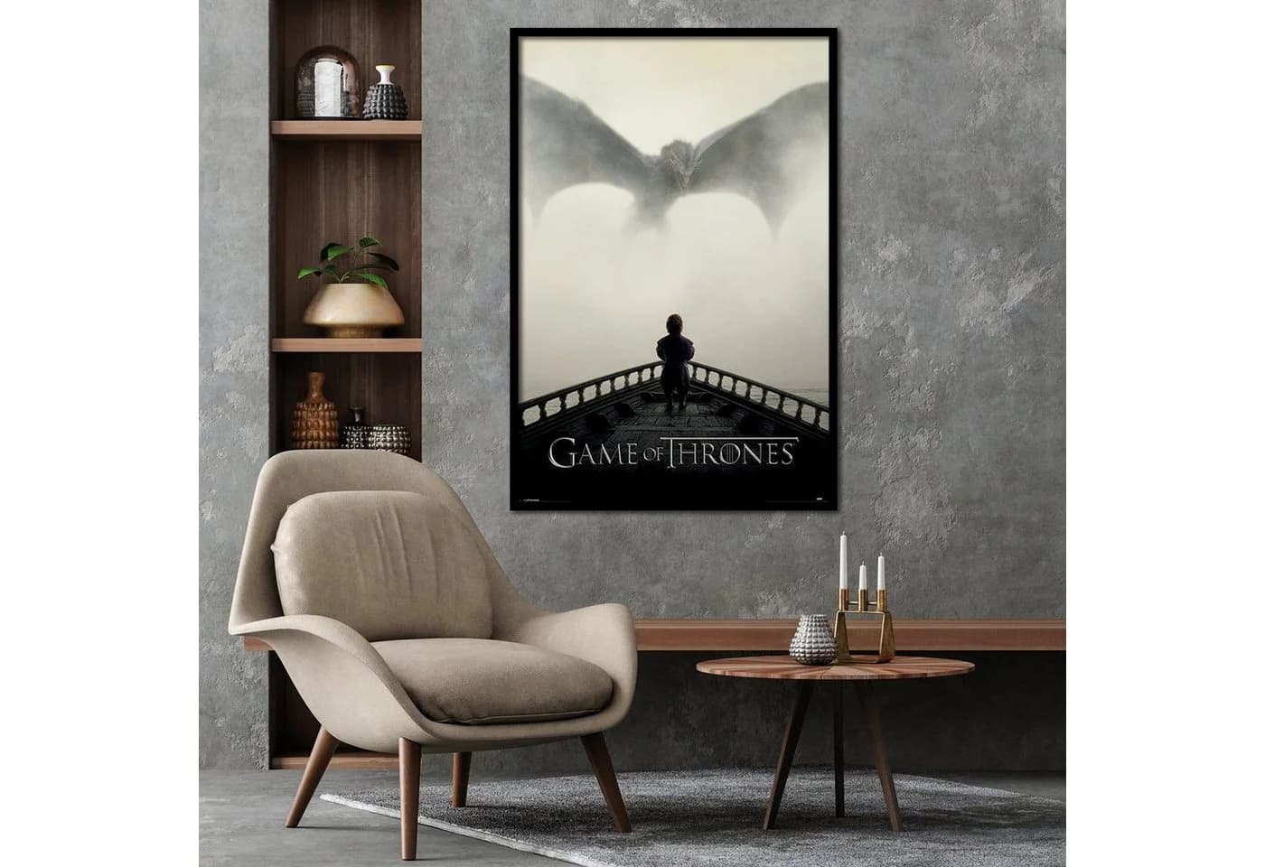 PYRAMID Game of Thrones Poster A Lion & A Dragon 61 x 91,5 cm
