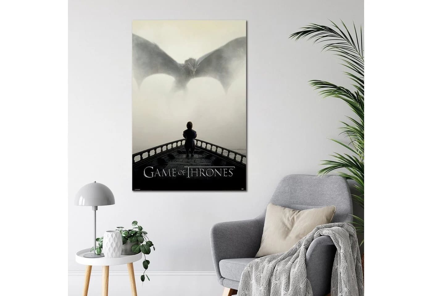 PYRAMID Game of Thrones Poster A Lion & A Dragon 61 x 91,5 cm - Bild 3