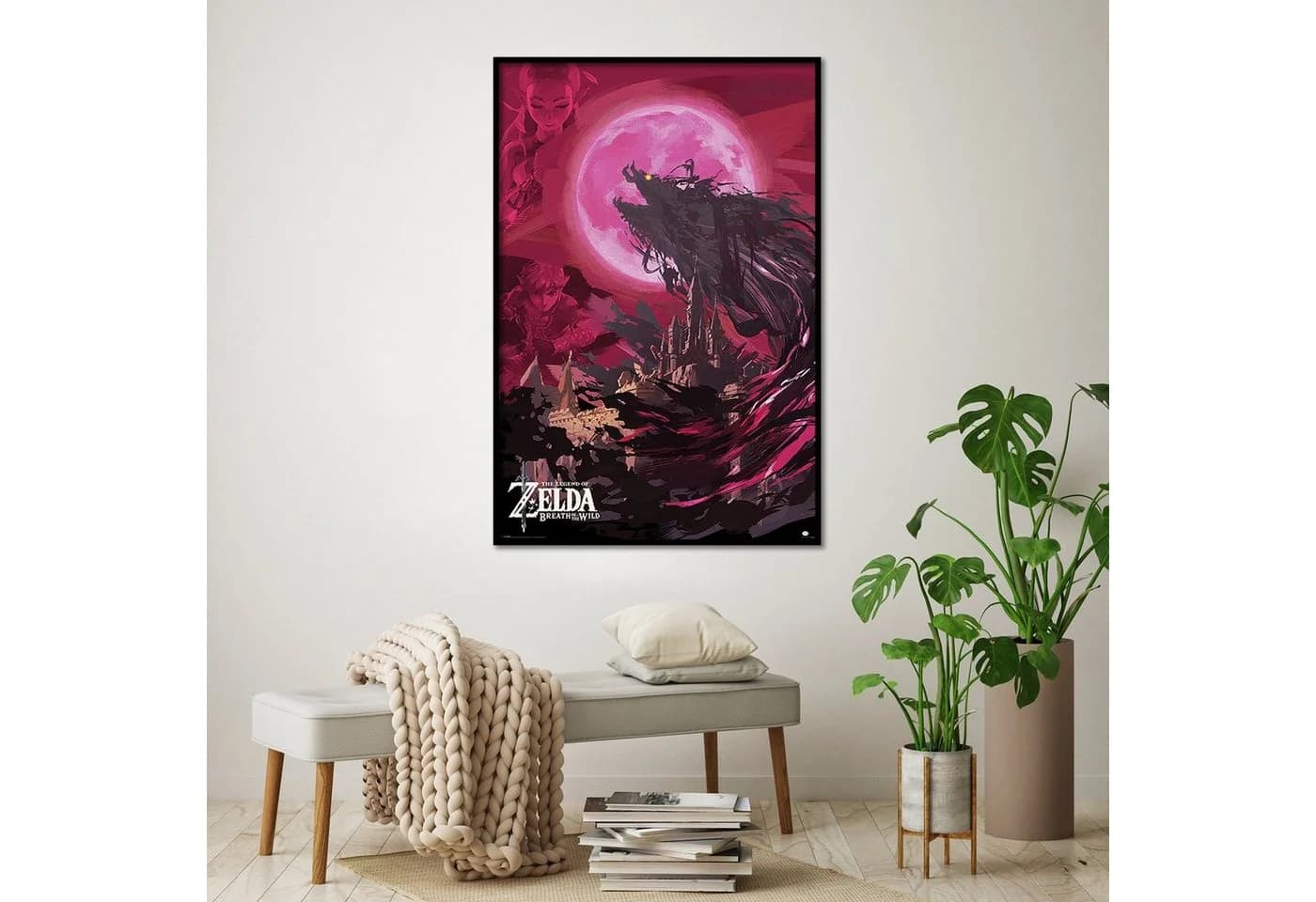 PYRAMID Poster The Legend of Zelda Breath of the Wild Ganon Blood Moon