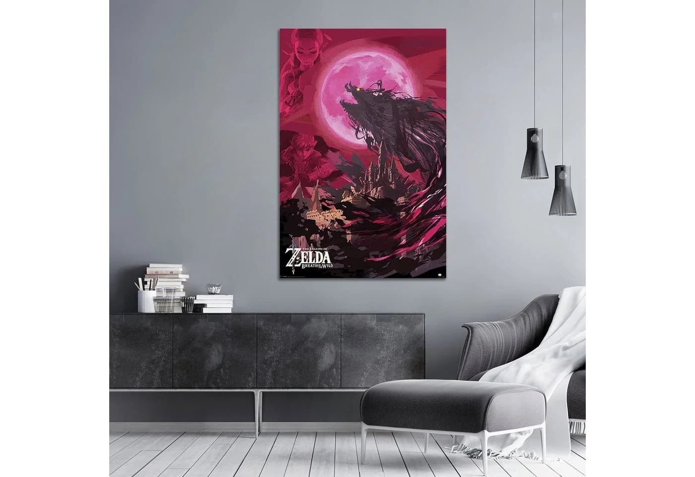 PYRAMID Poster The Legend of Zelda Breath of the Wild Ganon Blood Moon - Bild 3