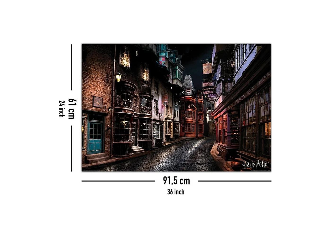 Pyramid Poster Harry Potter Diagon Alley 91,5 x 61 cm - Bild 5