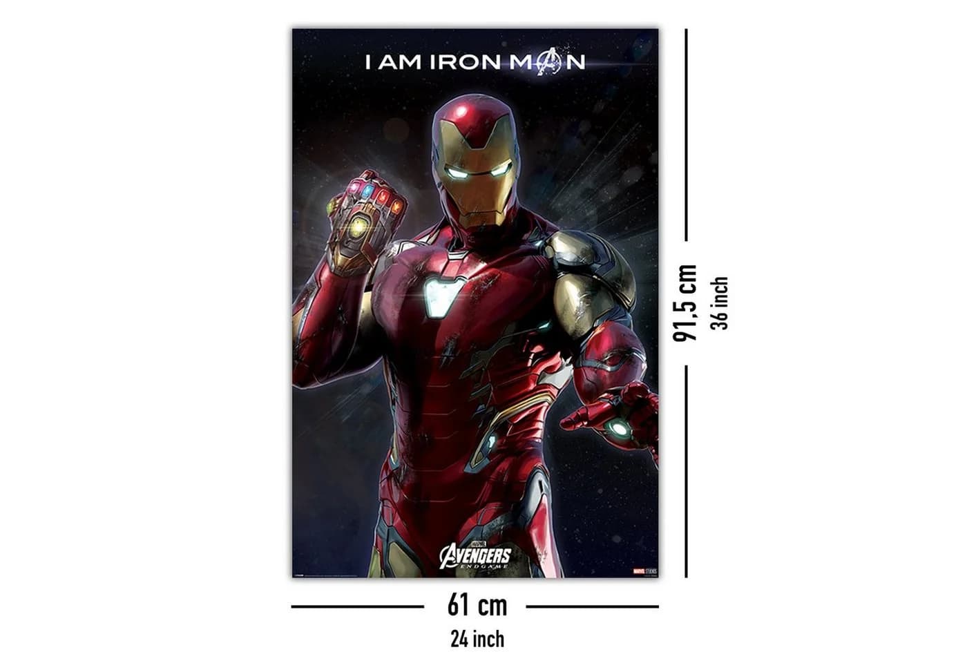 PYRAMID Avengers: Endgame Poster I Am Iron Man 61 x 91,5 cm - Bild 5