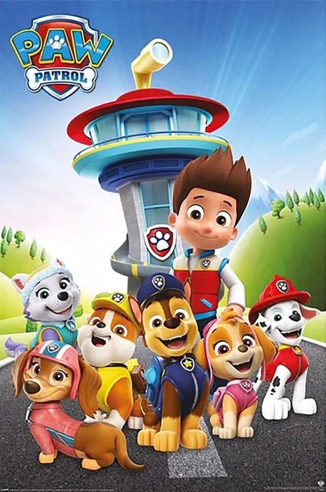 Pyramid Paw Patrol Poster Team