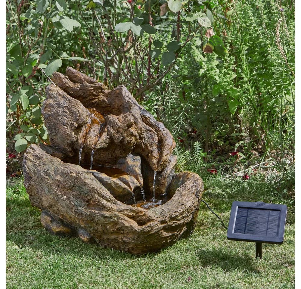 Smart Garden Solar-Wasserbrunnen Rustikal Garten