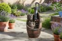 Smart Garden Solar-Wasserbrunnen Whisky Barrels Polyresin Bild 1
