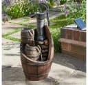 Smart Garden Solar-Wasserbrunnen Whisky Barrels Polyresin Bild 2