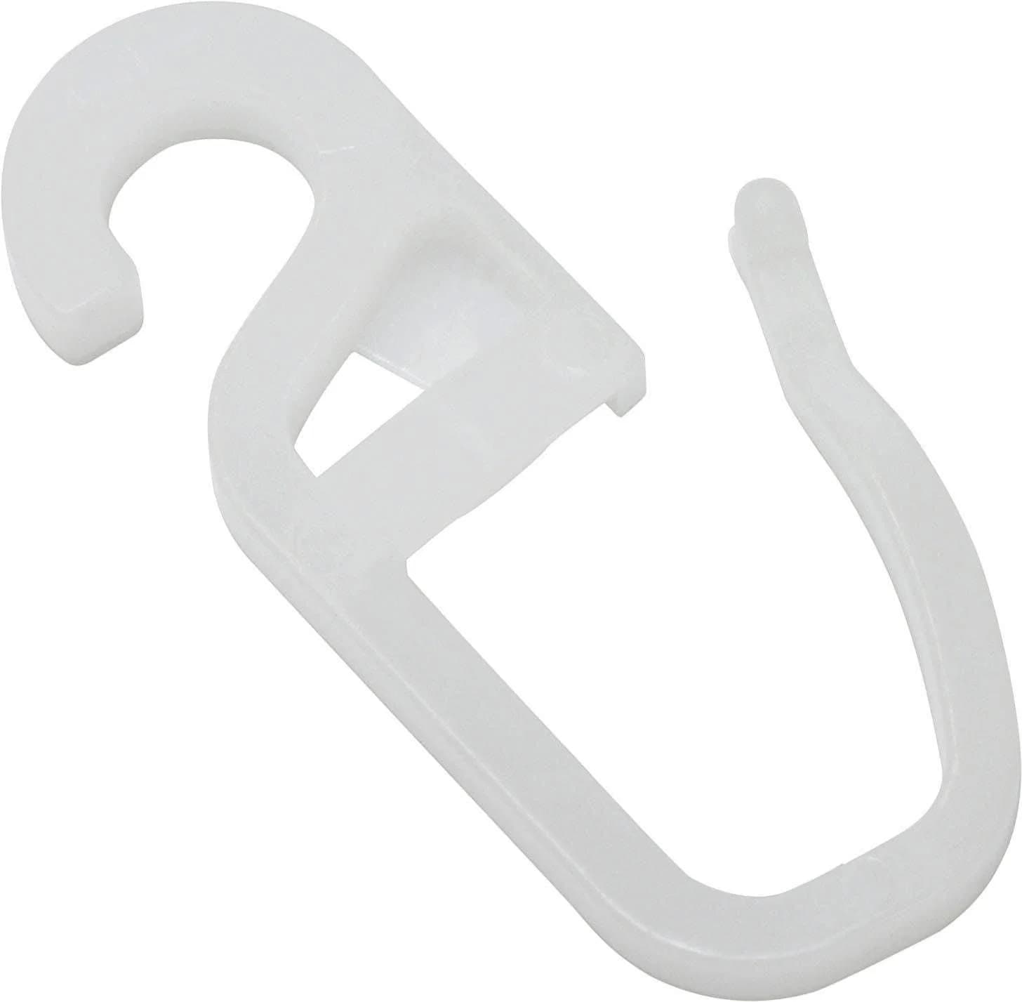 GARDINIA Faltenclip Weiß POM-Qualität 10 Stk. für Ø 16 mm