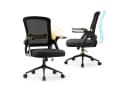 ZAISZE Bürostuhl Ergonomisch mit Mesh-Rückenlehne und klappbaren Armlehnen Bild 2