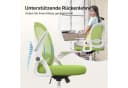 ZAISZE Bürostuhl Grün Ergonomisch mit Mesh-Rückenlehne Bild 3