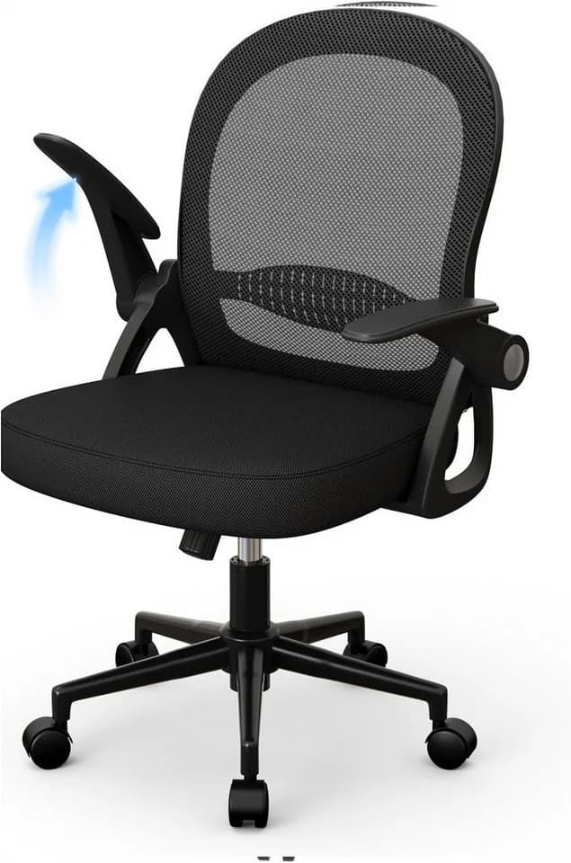 ZAISZE Bürostuhl Ergonomisch Mesh Höhenverstellbar Klappbare Armlehnen - Bild 2