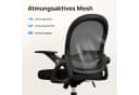 ZAISZE Bürostuhl Ergonomisch Mesh Höhenverstellbar Klappbare Armlehnen Bild 4