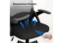 ZAISZE Bürostuhl Ergonomisch Mesh Höhenverstellbar Klappbare Armlehnen Bild 5