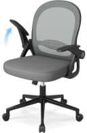 ZAISZE Bürostuhl Ergonomisch mit Mesh-Rückenlehne und klappbaren Armlehnen Bild 2