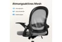 ZAISZE Bürostuhl Ergonomisch mit Mesh-Rückenlehne und klappbaren Armlehnen Bild 4