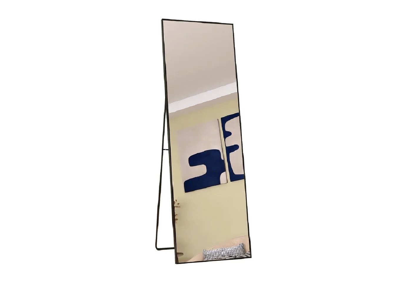 FUROKOY Ganzkörperspiegel Standspiegel Wandspiegel Groß Wand Ganzkörper Aluminiumrahmen - Bild 2