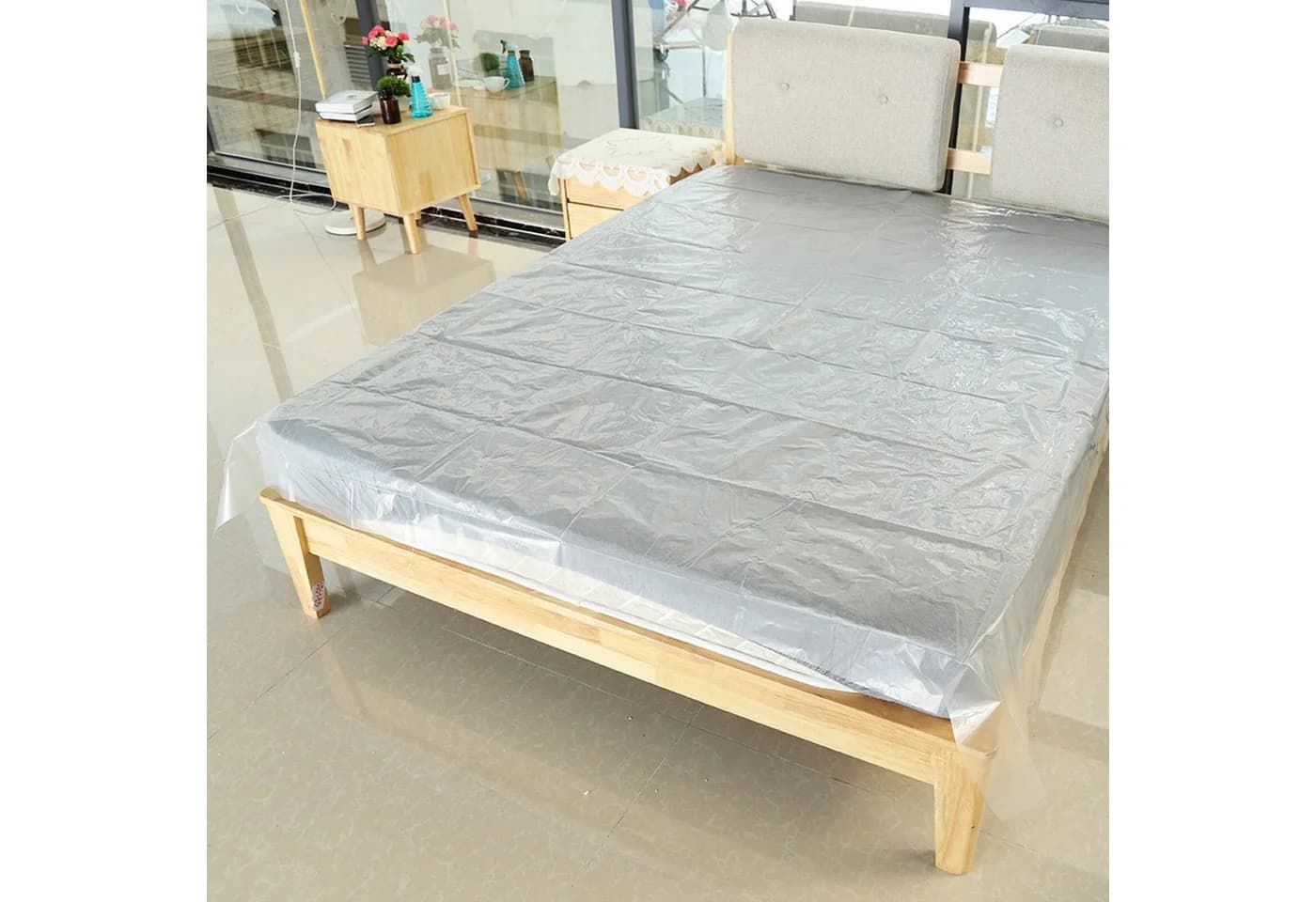 FUROKOY Gewächshausfolie Transparent 3x6m PE-Folie - Bild 3