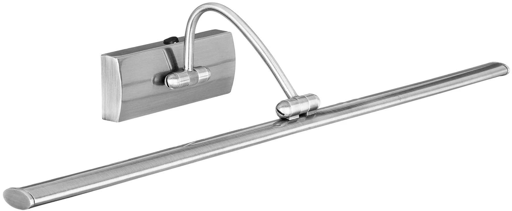 Verstellbare LED-Bilderlampe Head mit Nickelfinish