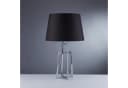 Searchlight Tischleuchte York - Chromsockel & schwarzer Schirm Bild 1