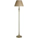Searchlight Stehleuchte Flemish Antikmessing Textil Bild 5