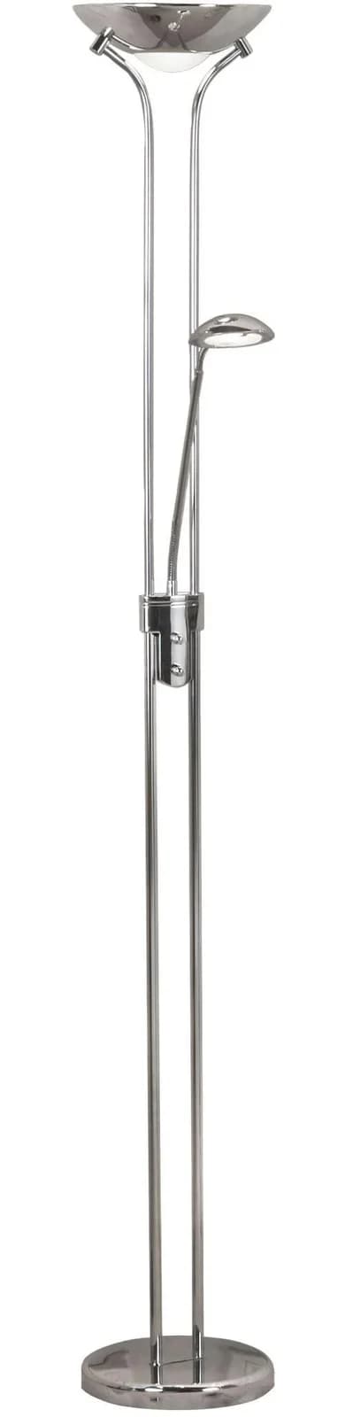Moderne Stehlampe in Chrom