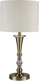 Tischleuchte Oscar mit Schirm in Leinenoptik von Searchlight Bild 3