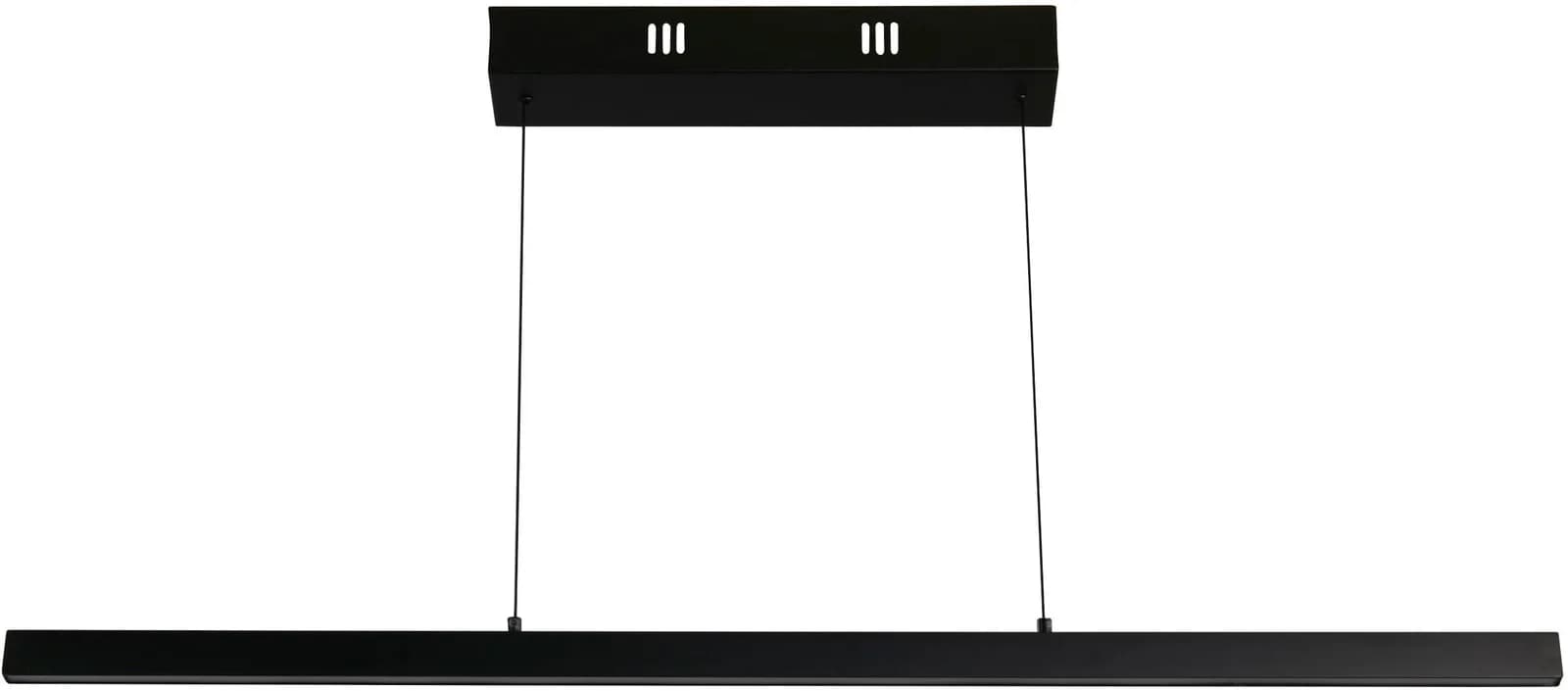 LED-Hängelampe Layla, linear, schwarz, höhenverstellbar, CCT